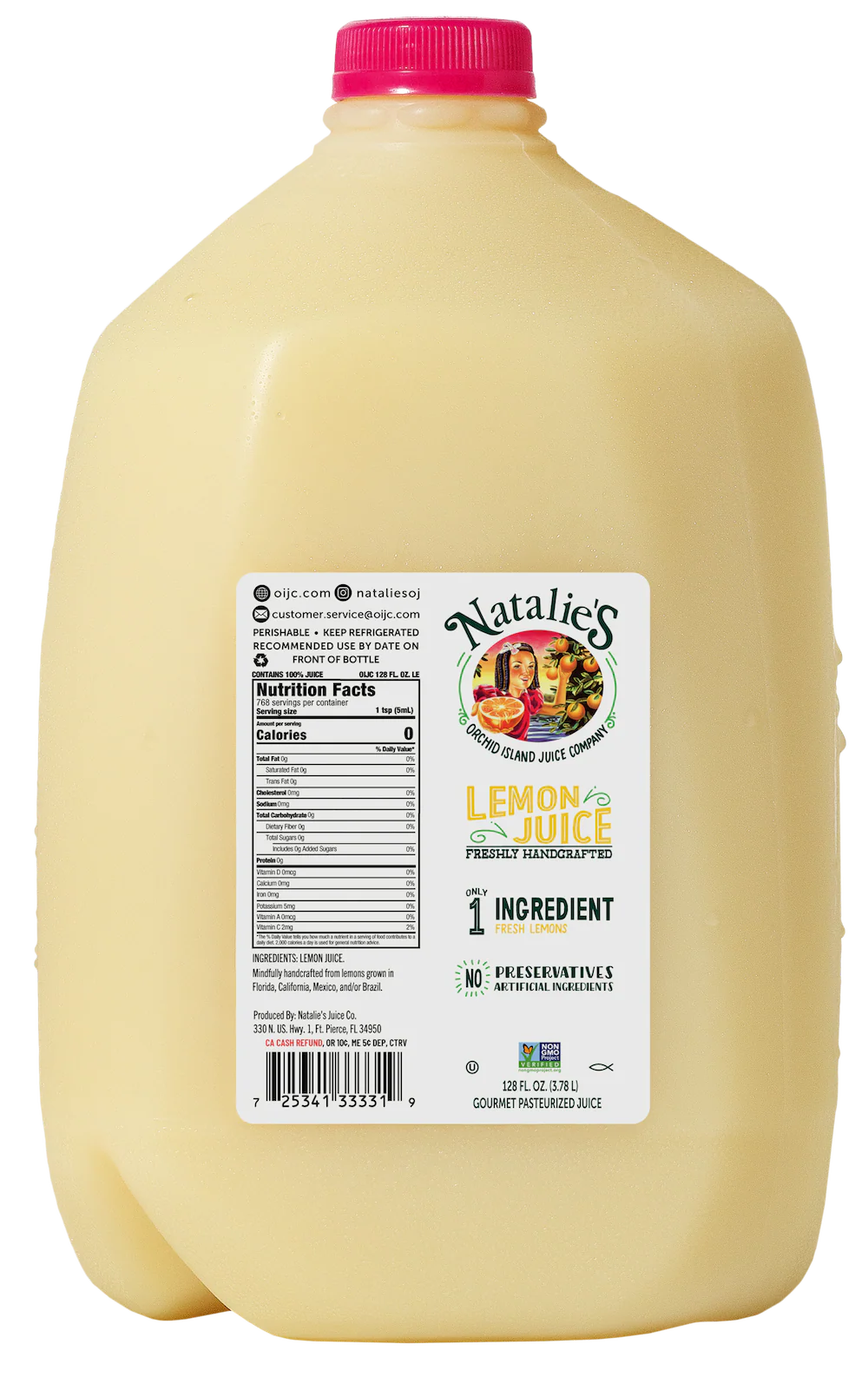 Lemon Juice - 128 oz