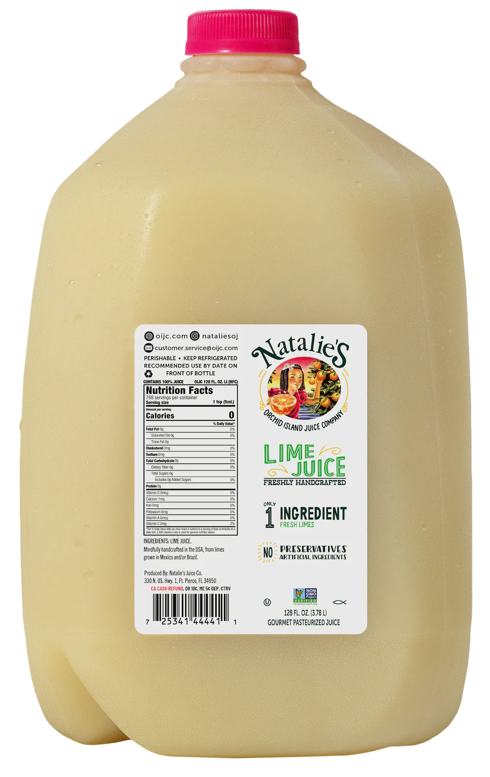 Lime Juice (NFC) - 128 oz