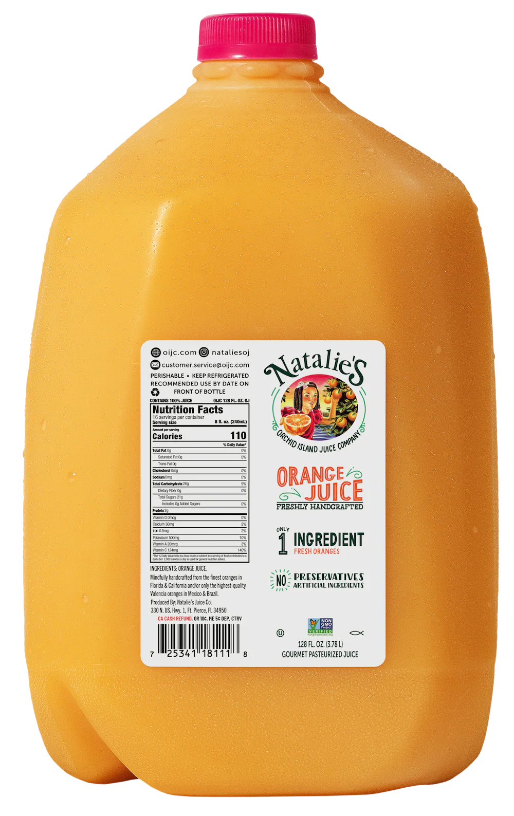 Orange Juice - 128 oz